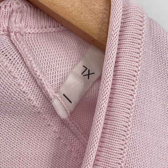 Marchesin Sleeveless Scoop Neck Pullover Sweater Lightweight Women XL Pink - Picture 4 of 5